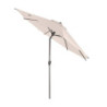 Parasol droit inclinable "Loompa" - Beige blé - 3 m