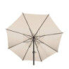 Parasol droit inclinable "Loompa" - Beige blé - 3 m