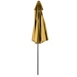 Parasol droit inclinable "Loompa" - Jaune moutarde - 3 m
