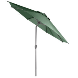 Parasol droit inclinable "Loompa" - Vert olive - 3 m