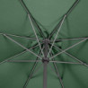 Parasol droit inclinable "Loompa" - Vert olive - 3 m