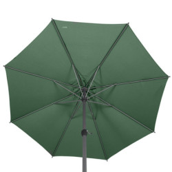 Parasol droit inclinable "Loompa" - Vert olive - 3 m