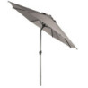 Parasol droit inclinable "Loompa" - Taupe - 3 m
