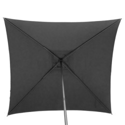 Parasol droit inclinable en tissu "Soya" - Gris ardoise - 2,5 m