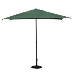 Parasol droit inclinable en tissu "Soya" - Vert olive - 2,5 m