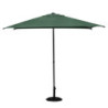 Parasol droit inclinable en tissu "Soya" - Vert olive - 2,5 m