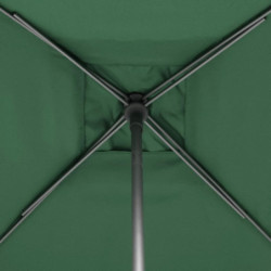 Parasol droit inclinable en tissu "Soya" - Vert olive - 2,5 m