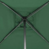 Parasol droit inclinable en tissu "Soya" - Vert olive - 2,5 m