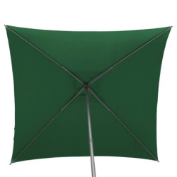 Parasol droit inclinable en tissu "Soya" - Vert olive - 2,5 m