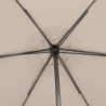 Parasol droit inclinable en tissu "Soya" - Beige - 2,7 m