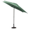 Parasol droit inclinable en tissu "Soya" - Vert olive - 2,7 m