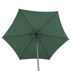 Parasol droit inclinable en tissu "Soya" - Vert olive - 2,7 m