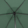 Parasol droit inclinable en tissu "Soya" - Vert olive - 2,7 m