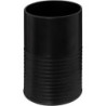 Set de 7 ustensiles en bois et plastique avec pot  - Noir