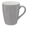 Lot de 4 mugs en faïence - Gris - 38 cl