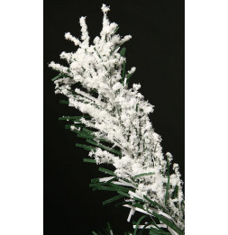 Sapin de Noël artificiel floqué - 180 cm - Décoré de neige artificielle