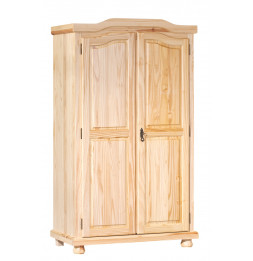 Armoire - 2 portes - L 104 x H 180 x P 56 cm - Acacia