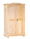 Armoire - 2 portes - L 104 x H 180 x P 56 cm - Acacia