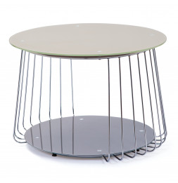 Table basse - Ronde - Gris