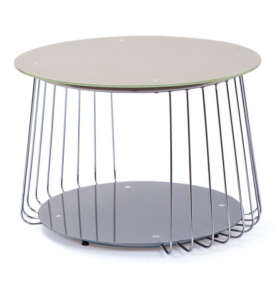 Table basse - Ronde - Gris