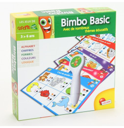 Jeu interactif avec stylo électronique - Bimbo Basic - Jeu d'apprentissage de 3 à 6 ans