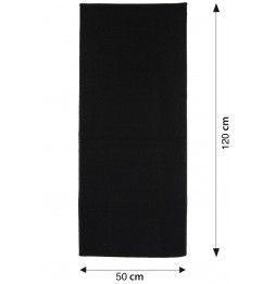 Tapis d'intérieur anti-dérapant - 50 x 120 cm - Noir