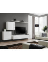 Ensemble meuble TV mural  - Switch V - 250 cm  x 150 cm  x 40 cm - Blanc