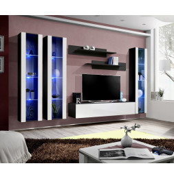 Ensemble meuble TV mural  -...