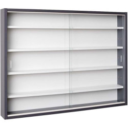 Vitrine murale en bois pour...