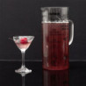 Pichet en verre incriptions de recettes de cocktails - Transparent - 2L