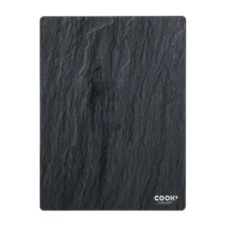 Planche à découper en verre - Gris ardoise - L 40 x l 32 cm