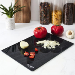 Planche à découper en verre - Gris ardoise - L 40 x l 32 cm