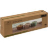 Service apéritif "Dolce riviera" 4 pieces - Multicolore - L 30 cm