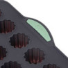 Moule en silicone pour 30 petits cannelés - Gris - L 33 x l 23,7 cm