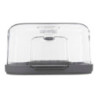 Boîte à fromage + beurrier "Fresh Eat" - Gris - L 28,7 x P 19 x H 11 cm