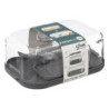 Boîte à fromage + beurrier "Fresh Eat" - Gris - L 28,7 x P 19 x H 11 cm