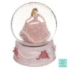 Boule à neige musicale princesse - Rose - D 10 cm