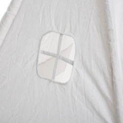 Tipi pour enfant "Wapi" - Blanc - L 120 x P 120 x H 160 cm