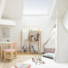 Tipi pour enfant "Wapi" - Blanc - L 120 x P 120 x H 160 cm