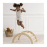 Arche d'escalade pour enfant - Beige - L 81 x P 40,5 x H 62,5 cm