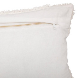 Housse de coussin tufté - Blanc/Beige - l 30 x L 50 cm tufte