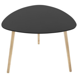 Table café "Miléo" - Noir -...