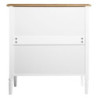 Commode 4 tiroirs "Solen" - Blanc - L 80 x P 40 x H 85,5 cm