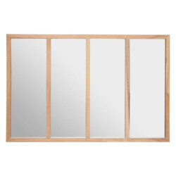 Miroir atelier en bois...