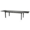 Table extensible 12 places "Piazza" - Gris graphite - L 320 x l 100 x H 75 cm