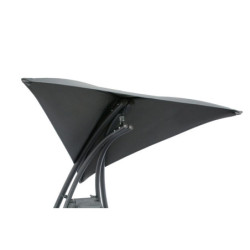 Transat suspendu "Majorque" - Gris ardoise - L 112 x P 175 x H 196 cm
