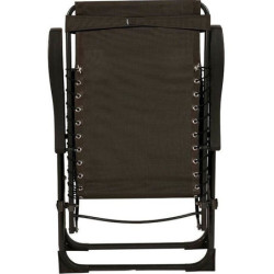 Fauteuil long de jardin "Silos" - Gris anthracite - L 64 x P 93 x H 110 cm