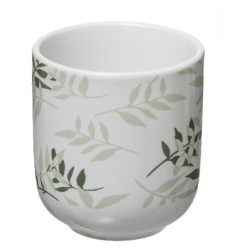 Coffret 4 tasses "Green Harmony - Vert/Blanc - 13 cl