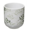 Coffret 4 tasses "Green Harmony - Vert/Blanc - 13 cl