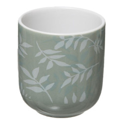 Coffret 4 tasses "Green Harmony - Vert/Blanc - 13 cl